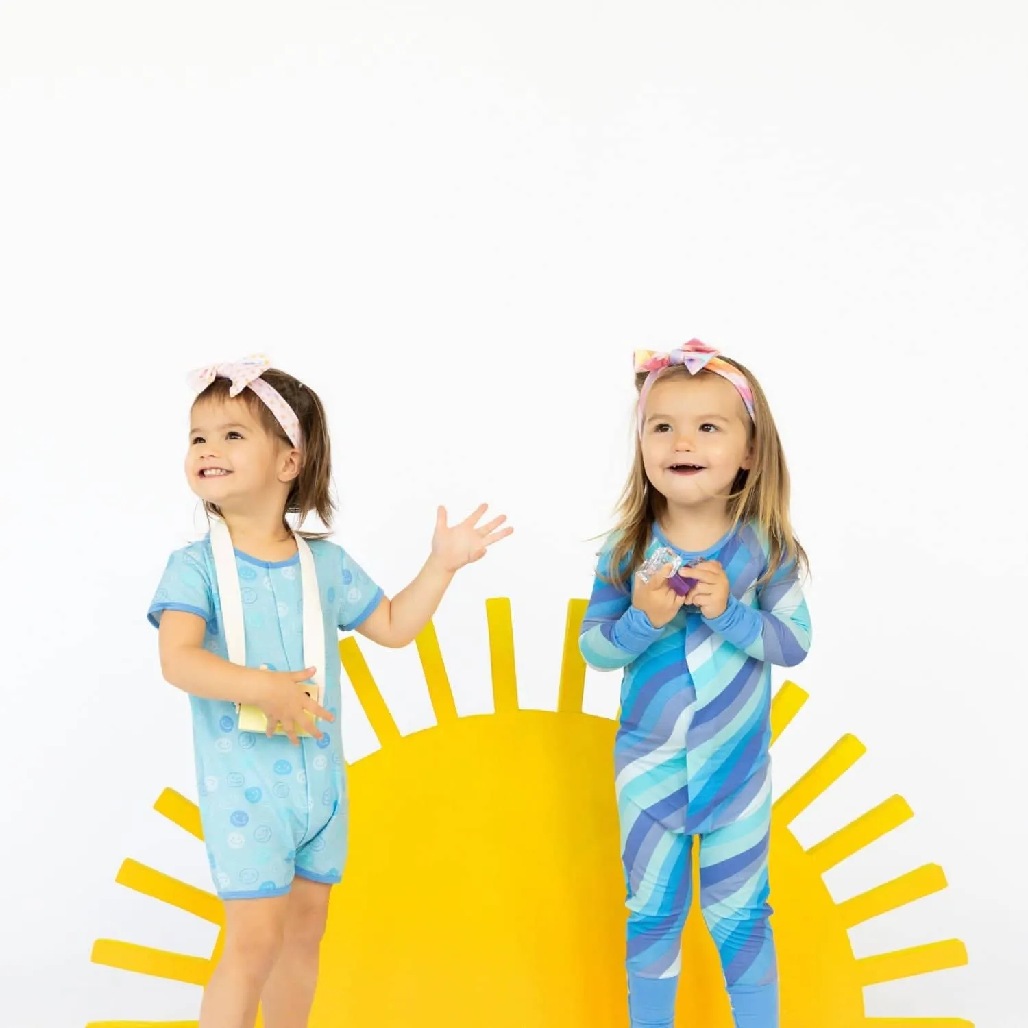 blue shine modal magnetic grow with me convertible coverall