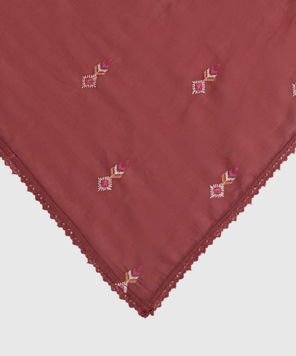Embroidered Voile Dupatta