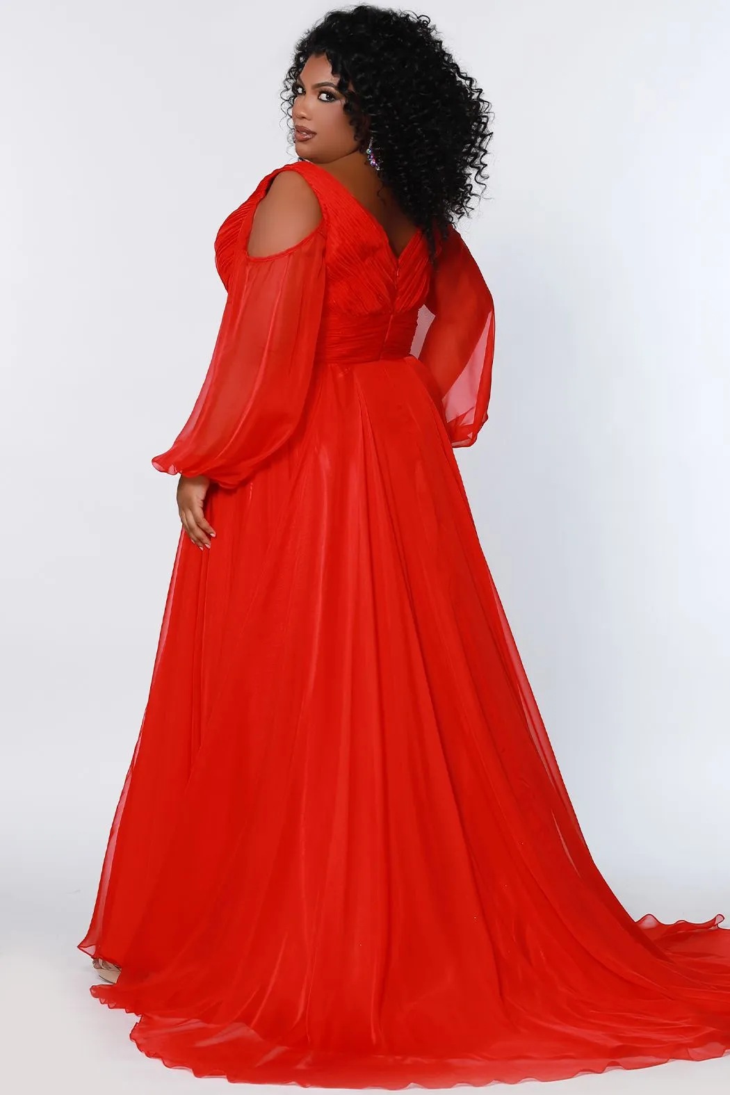 Johnathan Kayne for Sydneys Closet JK2205 Plus Size Prom Dress Chiffon