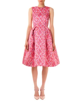 Mary Katrantzou Pink Alphabet Cocktail Dress - 8