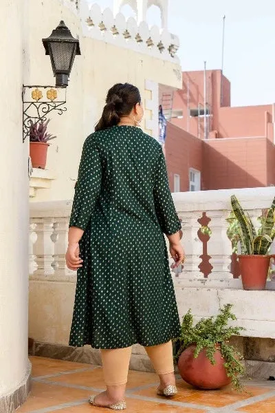 Plus Size Green Kurti UK Next Day