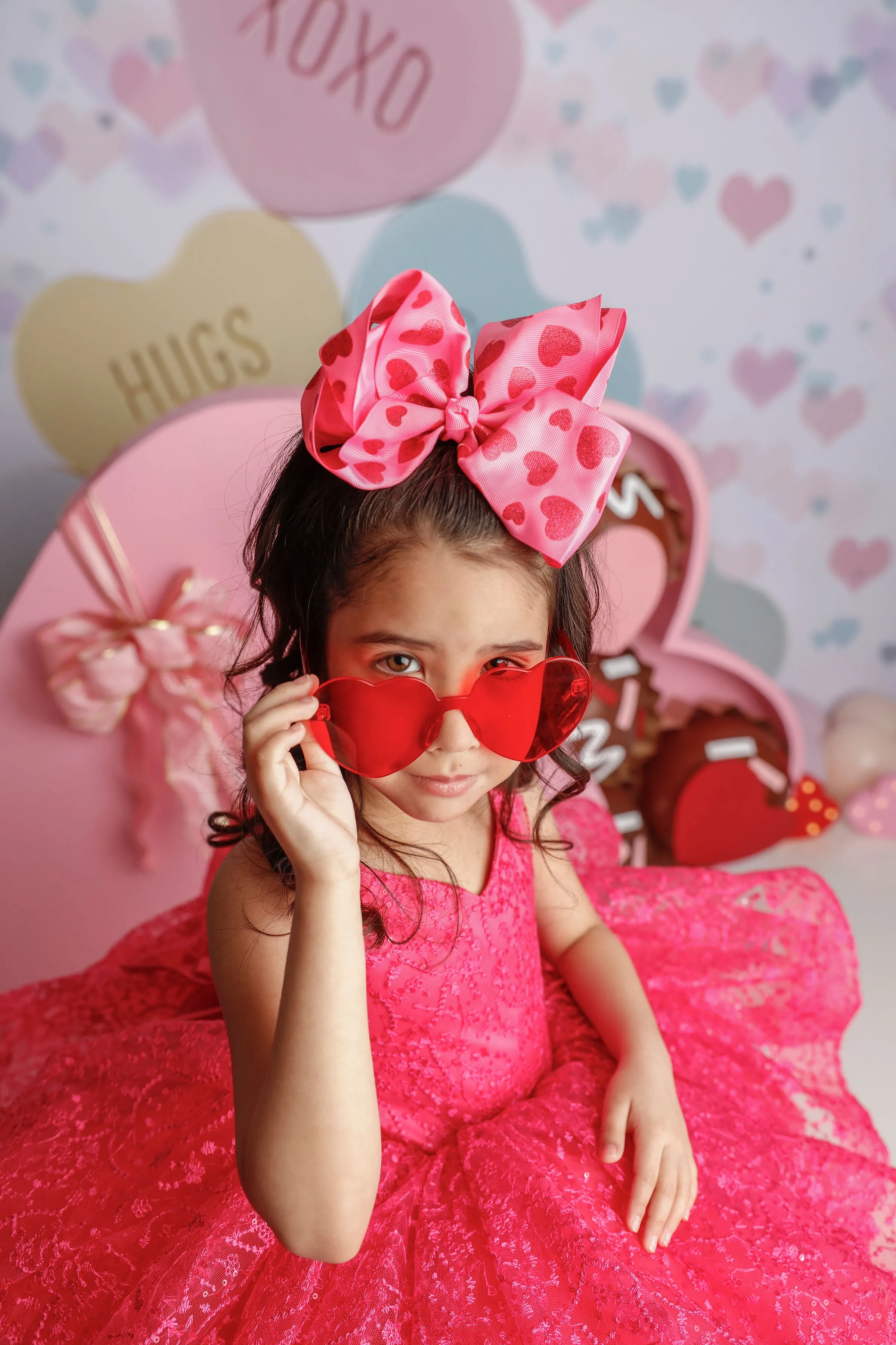 "Whit" Petal Length Dress Pink - detachable sleeves (4 Year - Petite 5 Year- up to possible 6.)