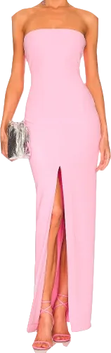 Solace London Pink Bysha Maxi Dress BNWT UK 12