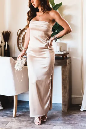The Olivia Satin Dress- 2 Colors
