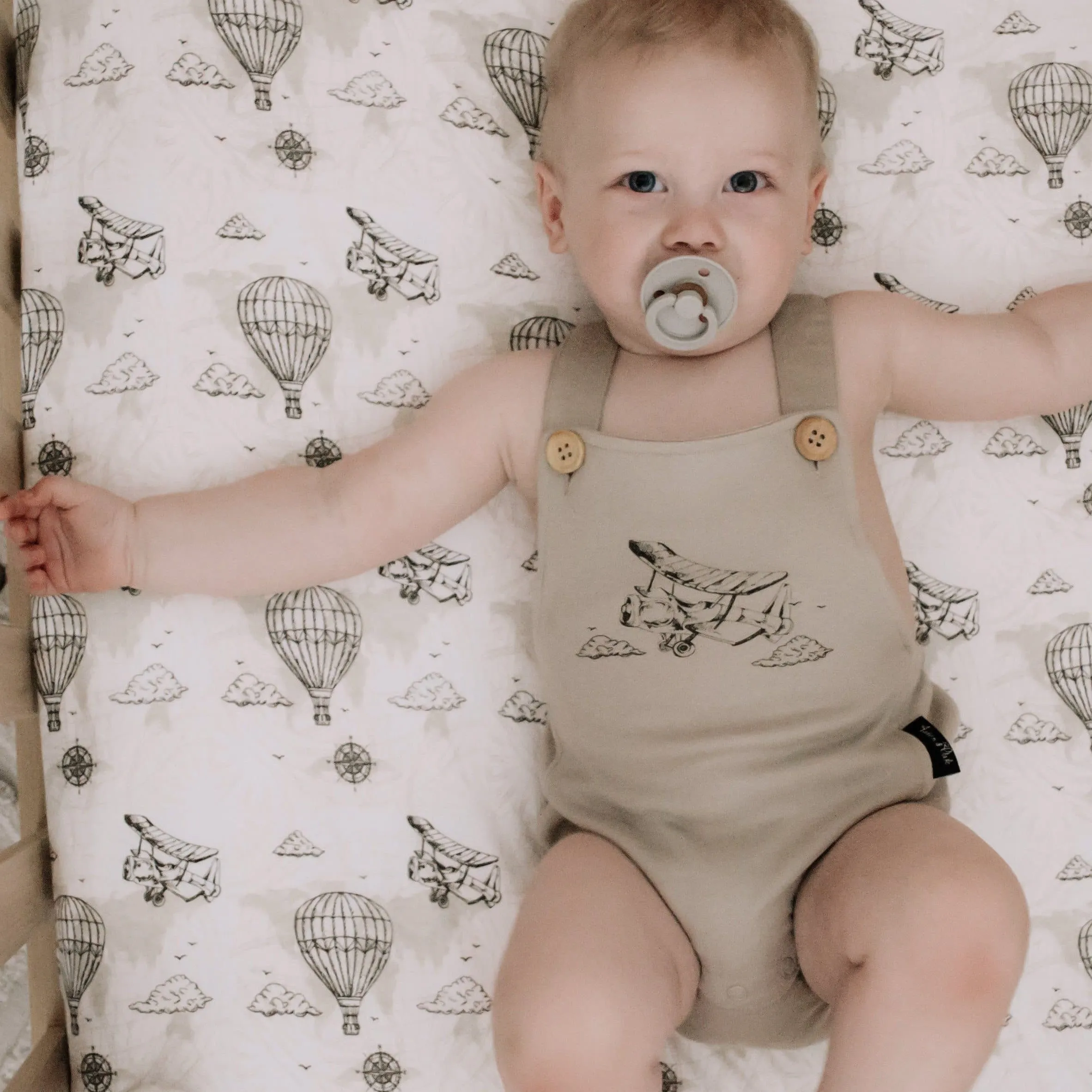 Vintage Plane Print Playsuit